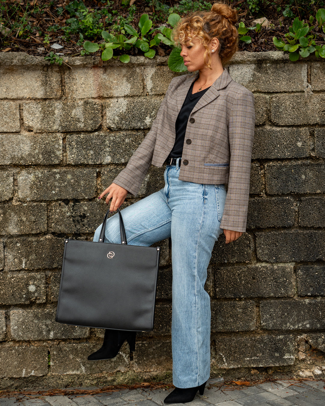 Borsa Abigal Nero / Oro