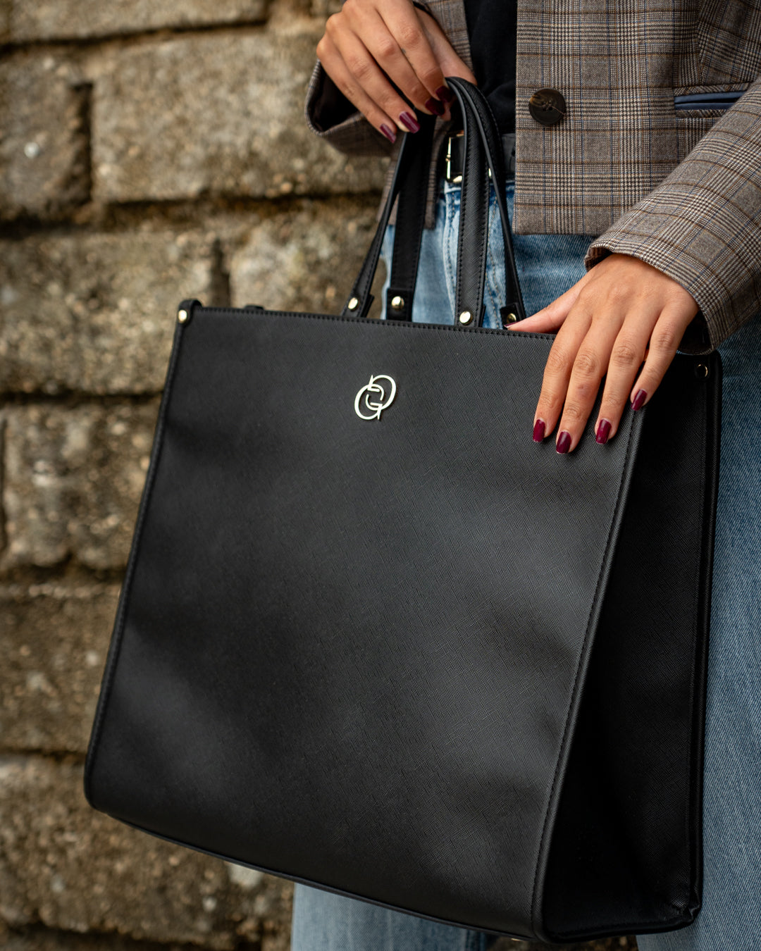 Borsa Abigail Nero / Argento