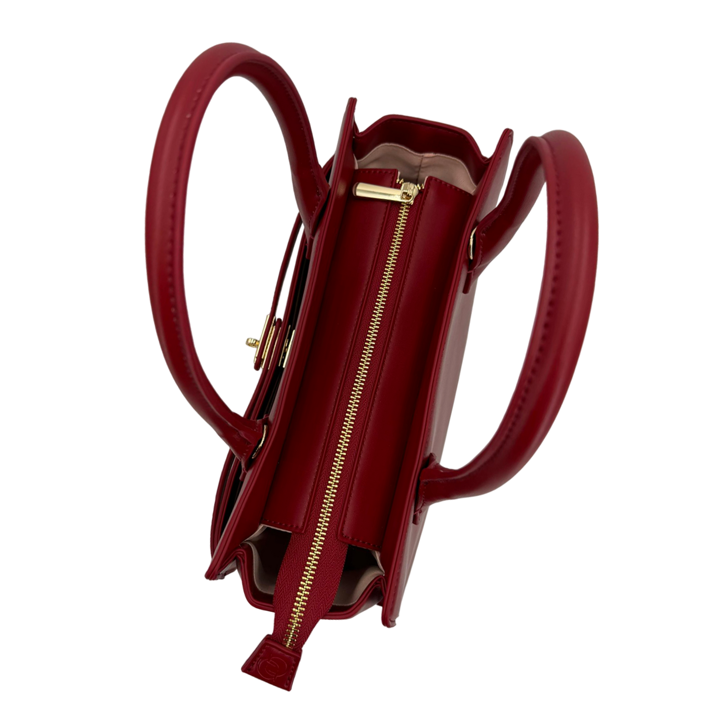 Borsa Ginevra Ciliegia / Oro