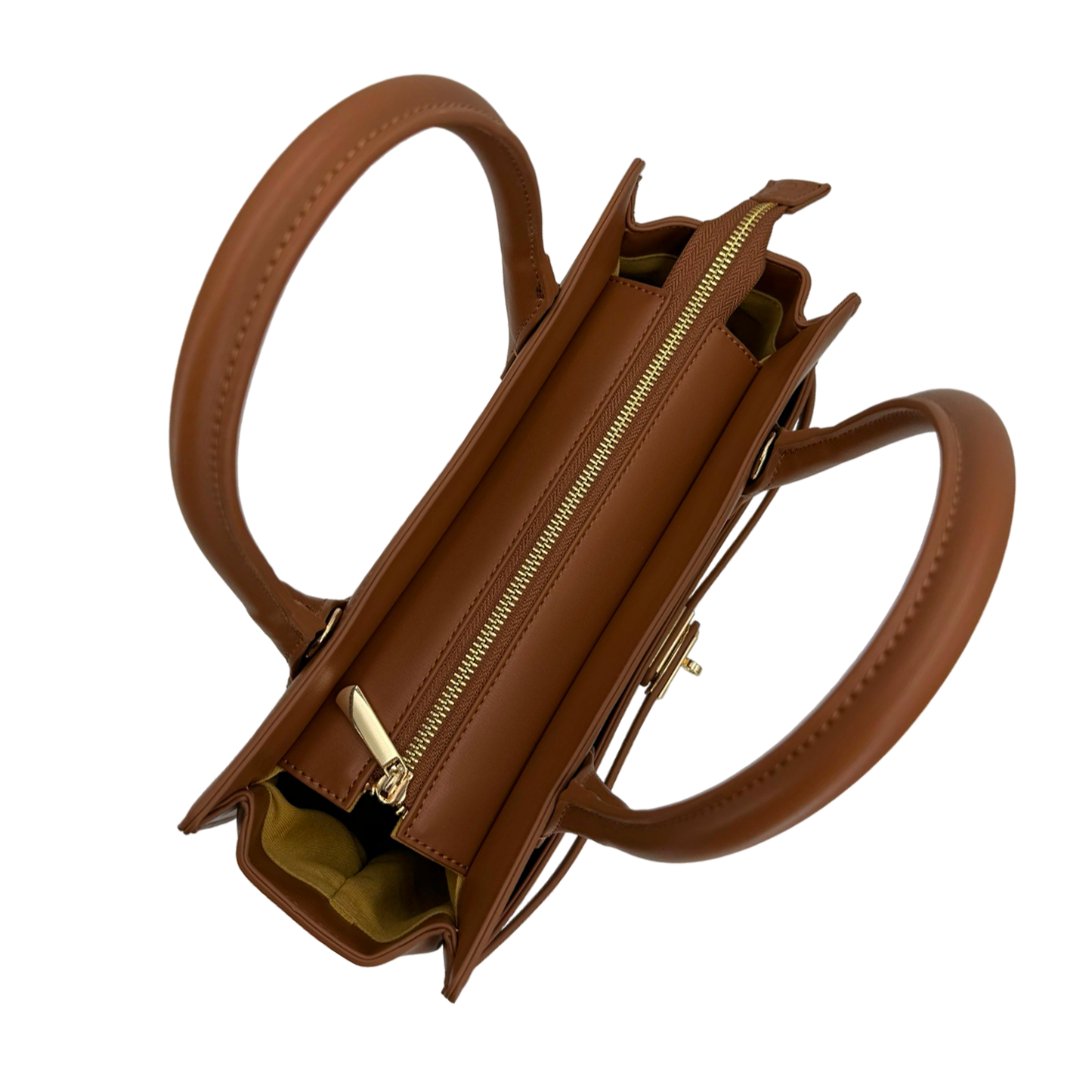 Borsa Ginevra Cuoio / Oro