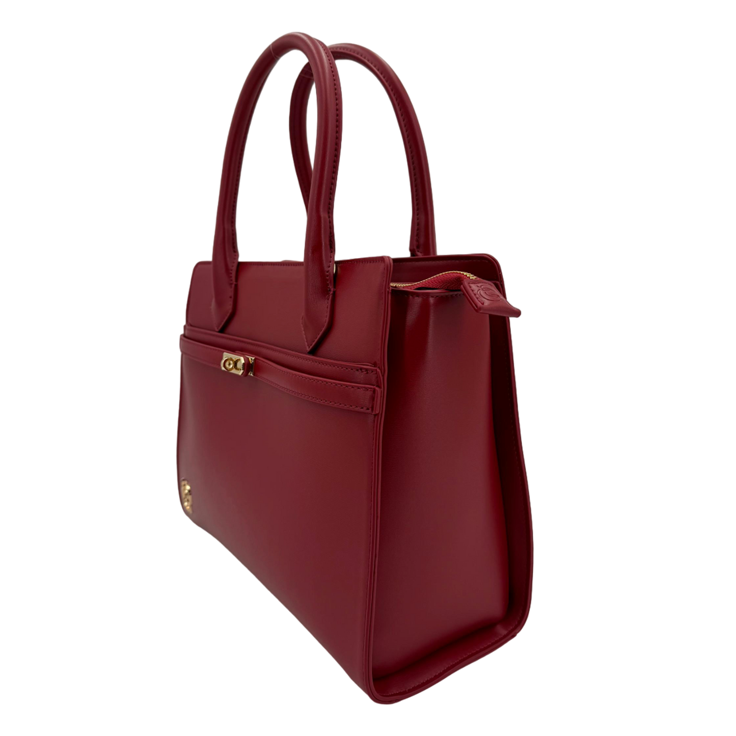Borsa Ginevra Ciliegia / Oro
