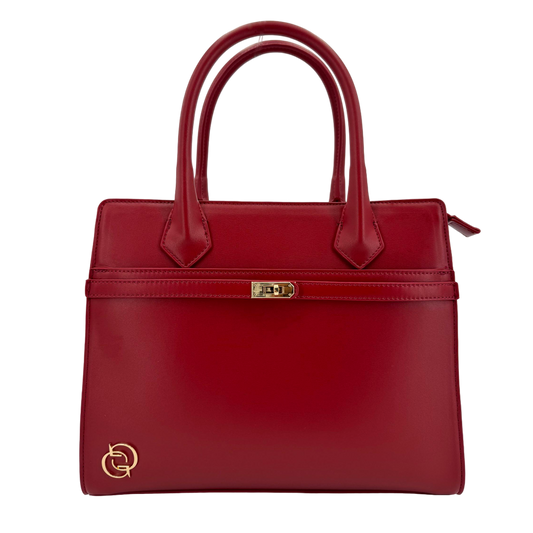 Borsa Ginevra Ciliegia / Oro