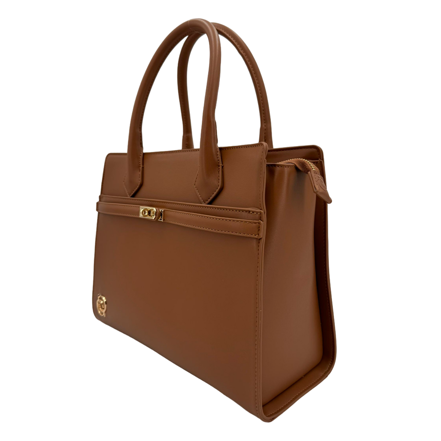 Borsa Ginevra Cuoio / Oro