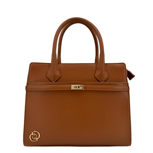 Borsa Ginevra Cuoio / Oro