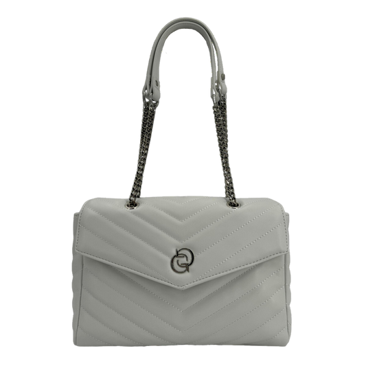 Borsa Aveline Bianco / Argento