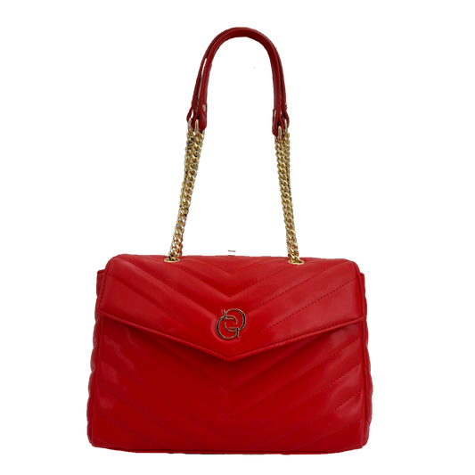 Borsa Aveline Rosso / Oro