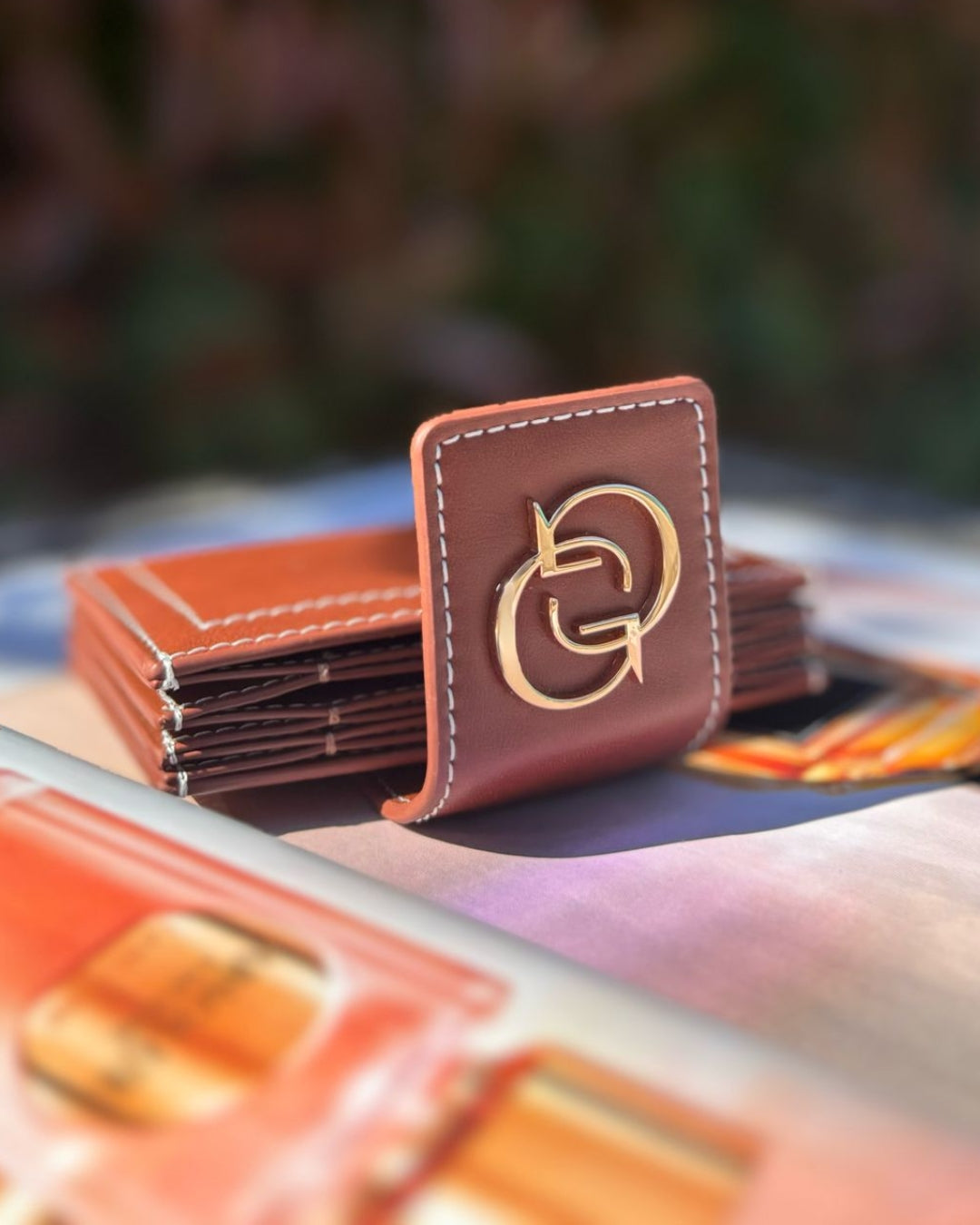 Portacarte Emma Marrone / Oro
